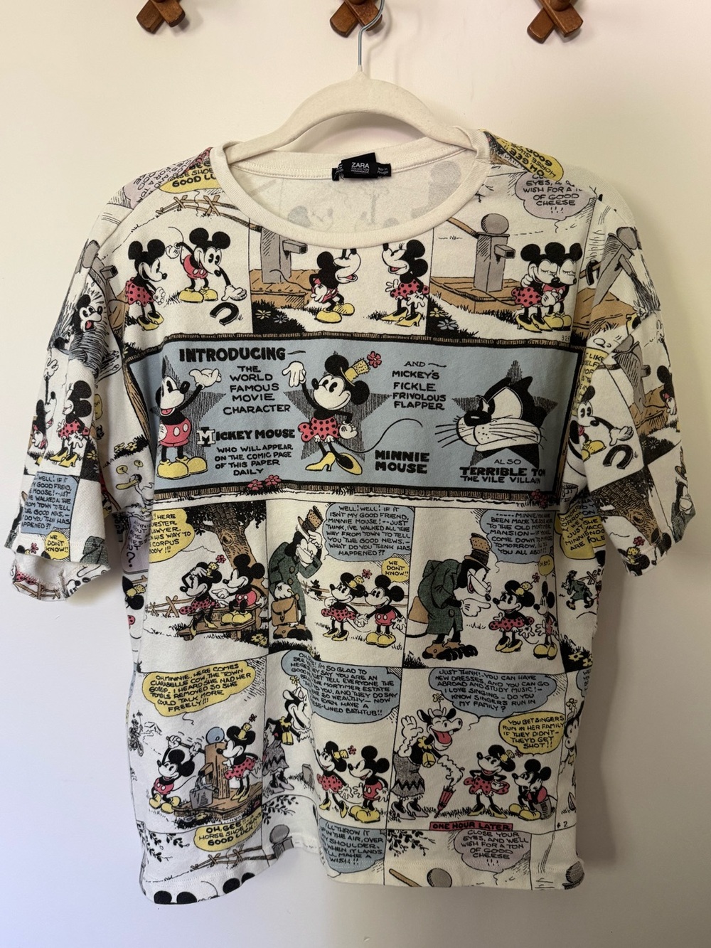 Zara Disney Comic Book Tshirt